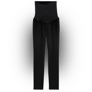 1822 Denim Black Maternity Pull-On Jeans